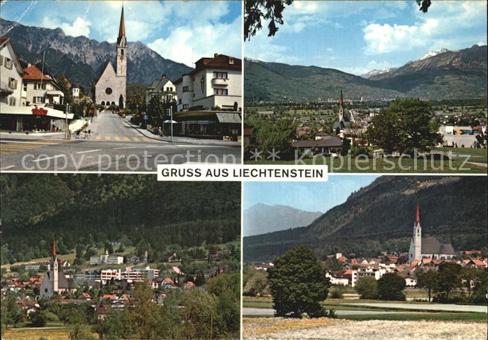 72457600 Schaan Liechtenstein Fuerstentum Liechtenstein Ortsansichten