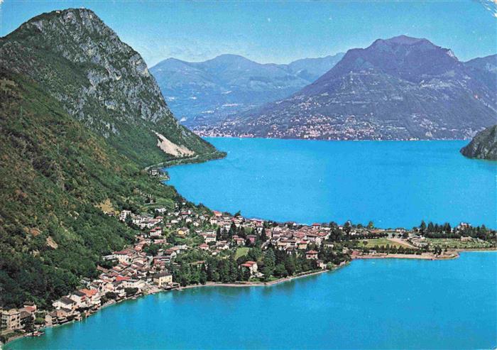 13961698 Melide_Lago_di_Lugano Fliegeraufnahme