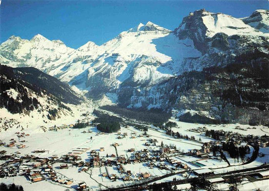 13962188 Kandersteg_BE Panorama hivernal des Alpes bernoises