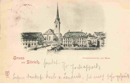 13963269 ZueRICH__ZH Fraumuensterkirche et Meise