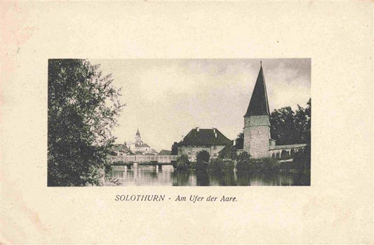 13963384 Solothurn_Soleure_SO au bord de l'Aar