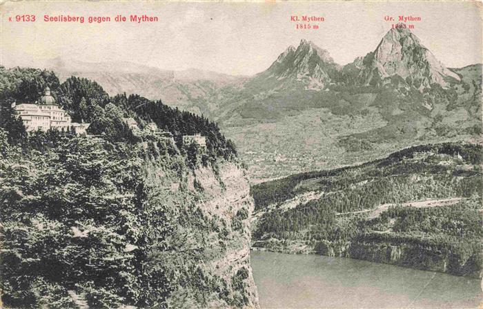 13963678 Seelisberg_UR mit Seelisbergersee und den Mythen