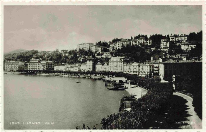 13963713 LUGANO_Lago_di_Lugano_TI Quai Panorama