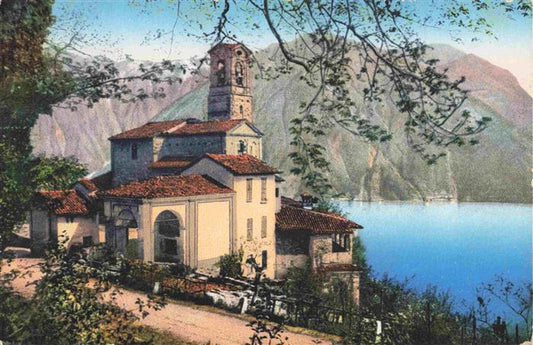 13963717 Castagnola_Lago_di_Lugano Antica Chiesa di Castagnola