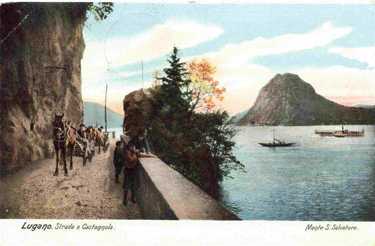 13964550 LUGANO_Lago_di_Lugano_TI Route à Castagnola et Monte San Salvatore