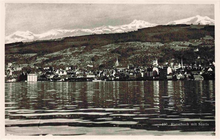 13965453 Rorschach_Bodensee_SG Vue du lac en direction du Saentis Appenzell