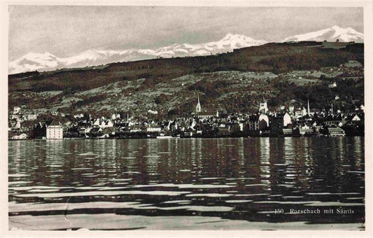 13965453 Rorschach_Bodensee_SG Vue du lac en direction du Saentis Appenzell