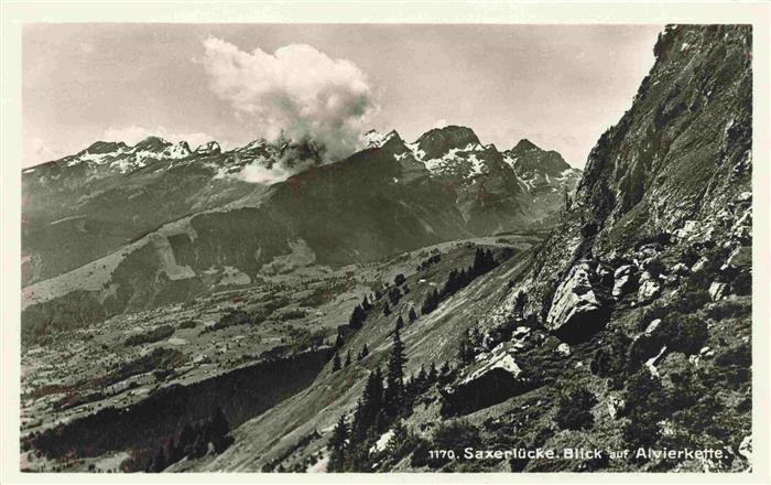 13965485 Saxerluecke_Hoher_Kasten_Hohenkasten_1799m_IR Gebirgspanorama Blick auf