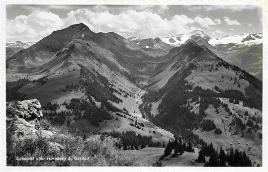 13965722 Gstaad_Saanen_BE Panorama Aussicht vom Hornberg Berner Alpen