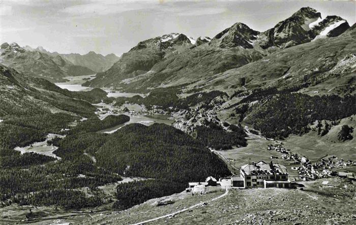 13965728 Muottas_Muragl_Muottas_Murail_2453m_GR Vue panoramique sur la Haute-Engadine