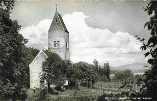 13965737 Ufenau_Ufnau_Insel_Zuerichsee_SZ Kirchlein auf der Insel