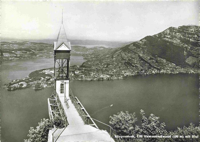 13965856 Buergenstock_Vierwaldstaettersee_NW Ascenseur Hammetschwand avec Rigi