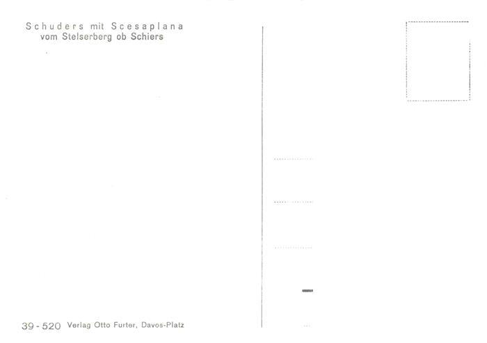 13966017 Schuders mit Scesaplana Panorama Blick vom Stelserberg Alpenpanorama