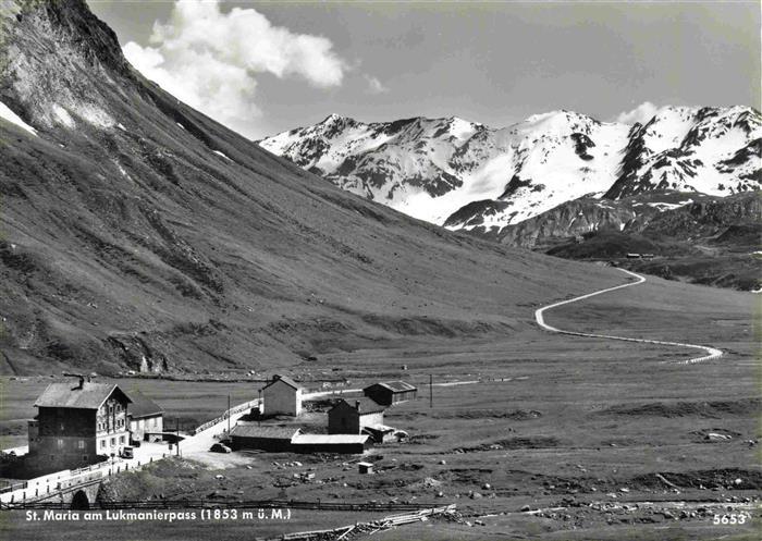 13966025 St_Maria_Lukmanierpass_1916m_Lucomagno_TI Panorama Alpes