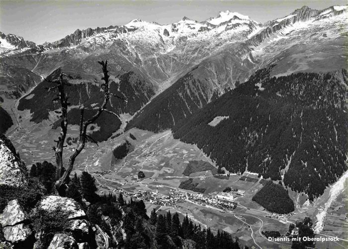 13966028 Disentis_GR Panorama mit Oberalpstock Alpen