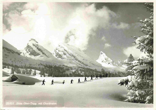 13966035 Iltios_Schwendi_Toggenburg_SG Paysage d'hiver avec vue sur Coire