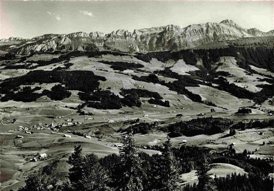 13965658 Hundwilerhoehe_1309m_IR Blick auf Gonten und Saentiskette