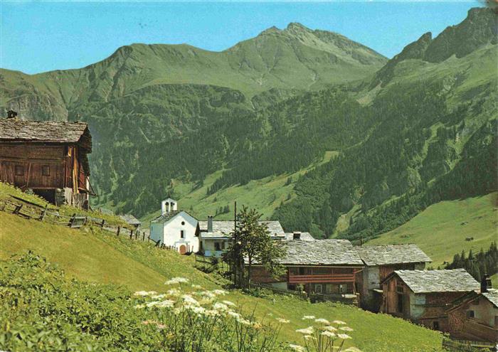 13969454 Leis_Bad-Vals Panorama Bergdorf mit Kirche