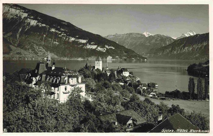 13969629 SPIEZ_Thunersee_BE Hôtel Kurhaus Thunersee Alpes