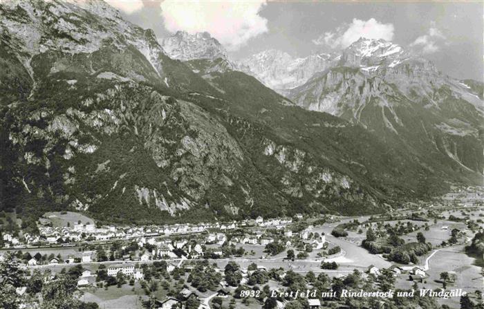 13969716 Erstfeld_UR Vue panoramique vers Rinderstock et Windgaelle Glarner Alp