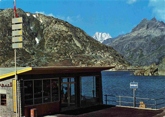 13969791 Grimsel_Pass Kiosque Passhoehe Bergsee Lauteraarhorn