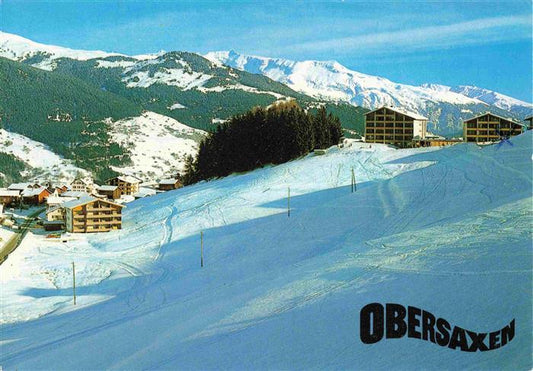 13969841 Obersaxen_GR Af Feier et Cresta contre le terrain de sports d'hiver du Ringelspitze