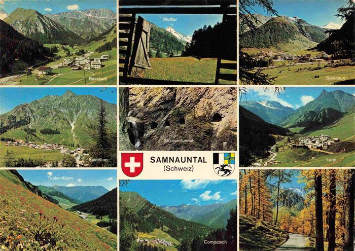 13970536 Samnauntal_GR Landschaftspanorama Alpen Tunnel Waldpartie