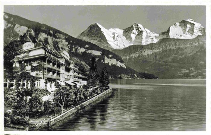 13970028 Gunten_Thunersee_BE avec Eiger Moench et Jungfrau