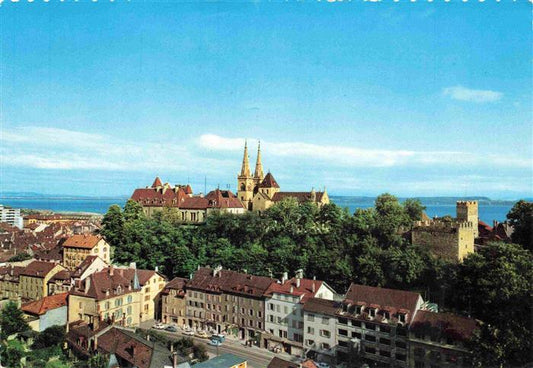 13971318 Neuchâtel_NE La Collégiale Le Château et les Remparts