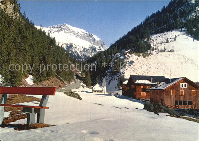 72579484 Steg Liechtenstein Panorama Saminatal mit Ochsenkopf