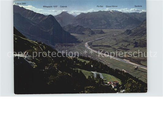 72612760 Liechtenstein  Panorama ab Fuerstensteig