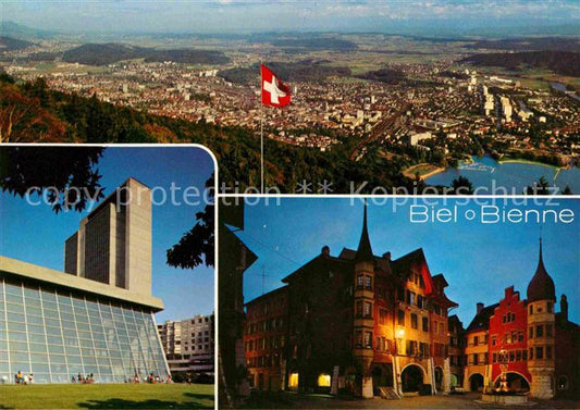 12646185 Biel Bienne Panorama von Magglingen Marktplatz