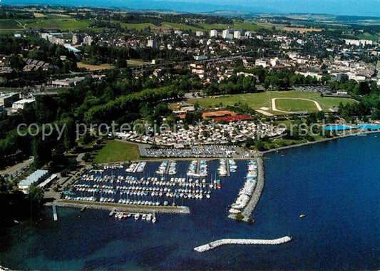 12668711 Morges Camping TCS Fliegeraufnahme