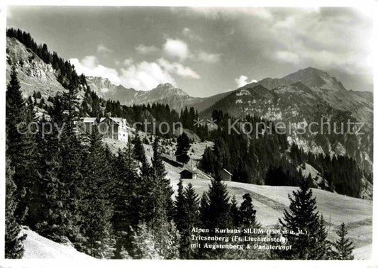 72672380 Triesenberg Alpenkurhaus Silum mit Augstenberg und Panueelerkopf Raetik