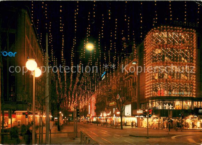 13745233 Zuerich ZH Weihnachtsbeleuchtung an d. Bahnhofstrasse