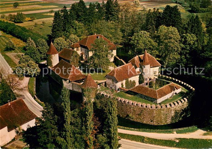 13751924 Hallwil Hallwyl AG Schloss Hallwil Fliegeraufnahme