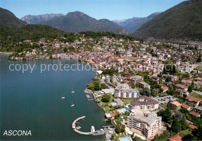 13753747 Ascona Lago Maggiore Fliegeraufnahme