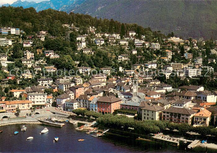 13754055 Ascona Lago Maggiore Fliegeraufnahme