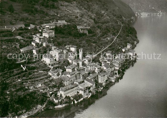 13754136 Gandria Lago di Lugano Fliegeraufnahme