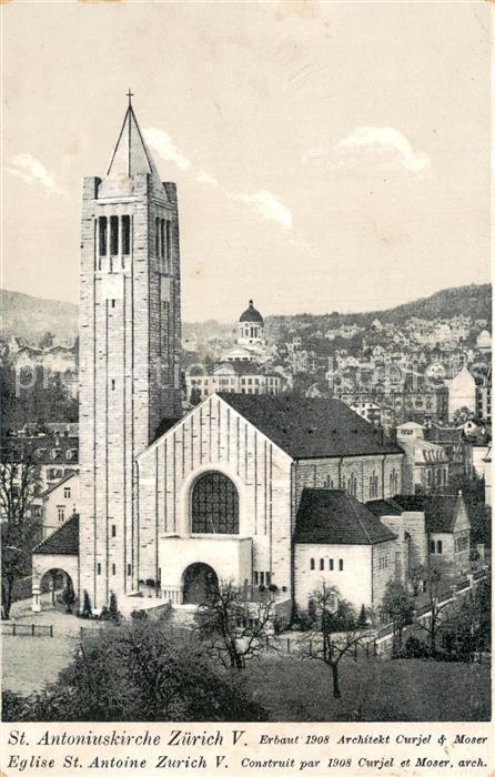 13755625 Zuerich ZH St Antoniuskirche