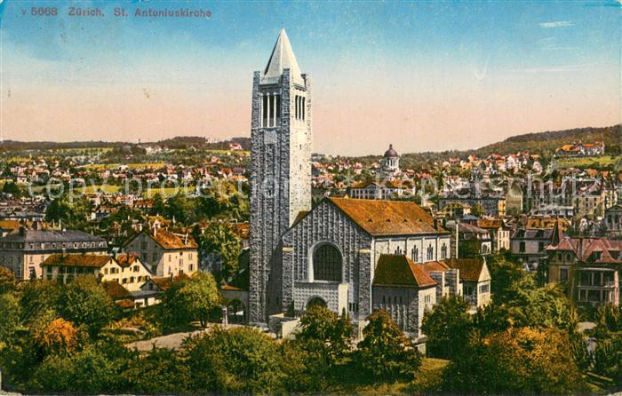 13755763 Zuerich ZH St Antoniuskirche