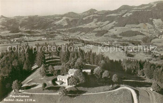 13755892 Bachtel  Kulm ZH Fliegeraufnahme mit Gasthaus Bachtel Kulm