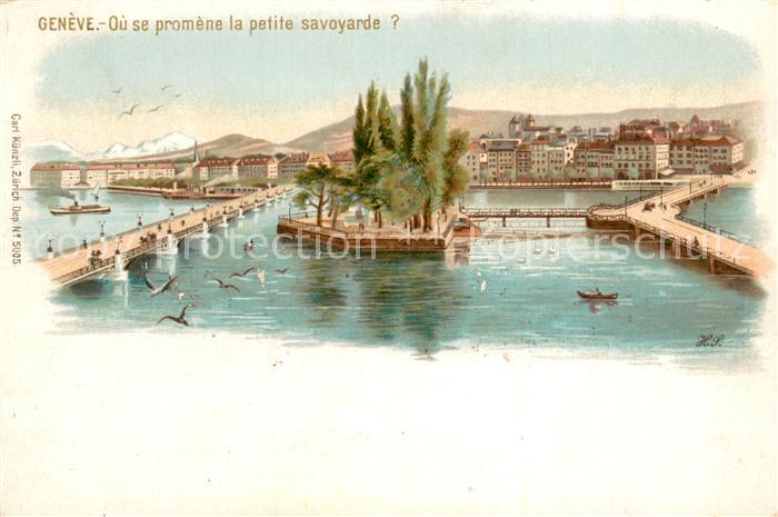 13755917 Geneve GE Ou se promene la petite savoyarde