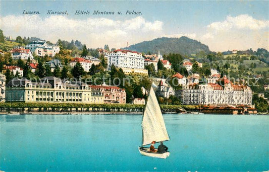 13755956 Luzern  LU Kursaal Hotels Montana und Palace