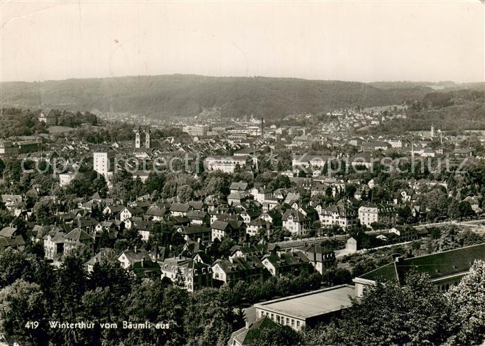 13756057 Winterthur  ZH Blick vom Baeumli Fliegeraufnahme