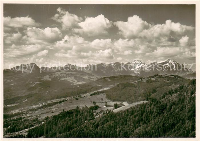 13756102 St Anton Gais Fliegeraufnahme mit Alpstein