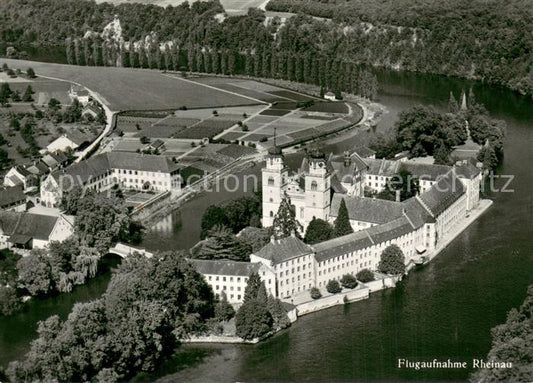 13756150 Rheinau ZH Fliegeraufnahme Schloss