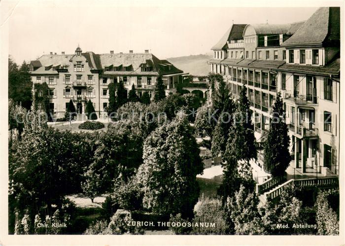 13756218 Zuerich ZH Krankenhaus Theodosianum Park Chir Klinik