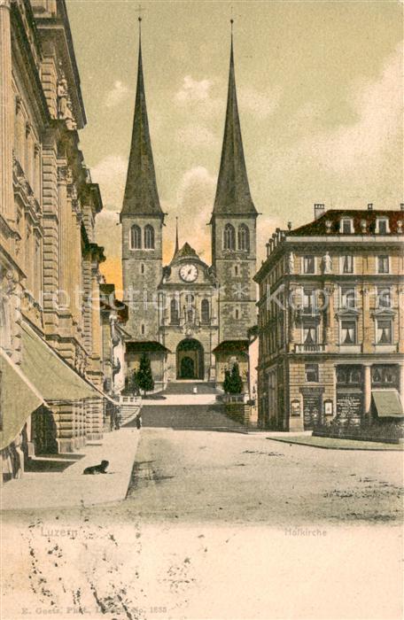 13756616 Luzern  LU Hofkirche