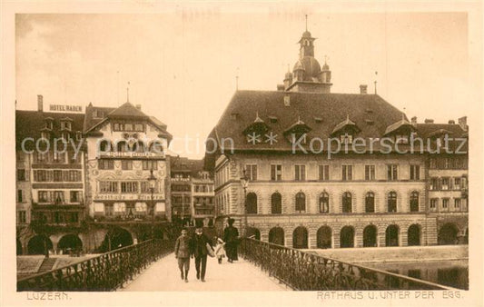 13756635 Luzern  LU Rathaus und Unter der Egg